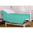 thumbnail image 5 of Fitted Hospital Bed Sheet, Twin Extra-Long 36"X80"X9" Soft and Comfy 100% Cotton (Twin XL, Aqua) by Crescent, 5 of 6