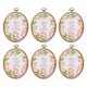 thumbnail image 1 of Uxcell 6 Piezas de Aros de Bordado de 4.7"x3.5" Imitación de Madera Ovalada para Arte de Bordado, Manualidades y Decoración de Costura, 1 of 7