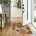thumbnail image 2 of ODIKA 2'x3' Brown Beige Geometric Mid-Century Design Washable Throw Rug Retro Abstract Pattern with 70s Flair Non-Slip, Low Profile, Flatwoven, Easy Care for Hallway, Study Room, 2 of 7