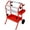 Red, variant on Mobile 18" Multi-Roll Masking Paper Machine with Storage Trays