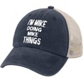 thumbnail image 4 of Funny Hat Im Mike Doing Mike Things Hats Men Dad Cap Fashionable, 4 of 8