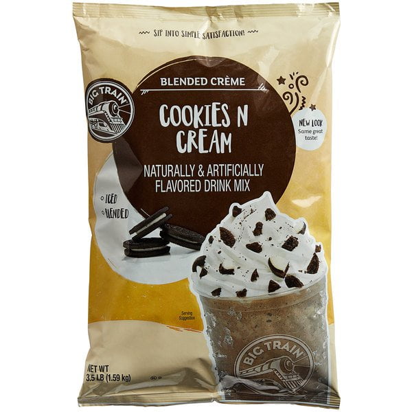 Big Train Mélange pour Frappé Crème Mélangée Biscuits et Crème 3,5 lb