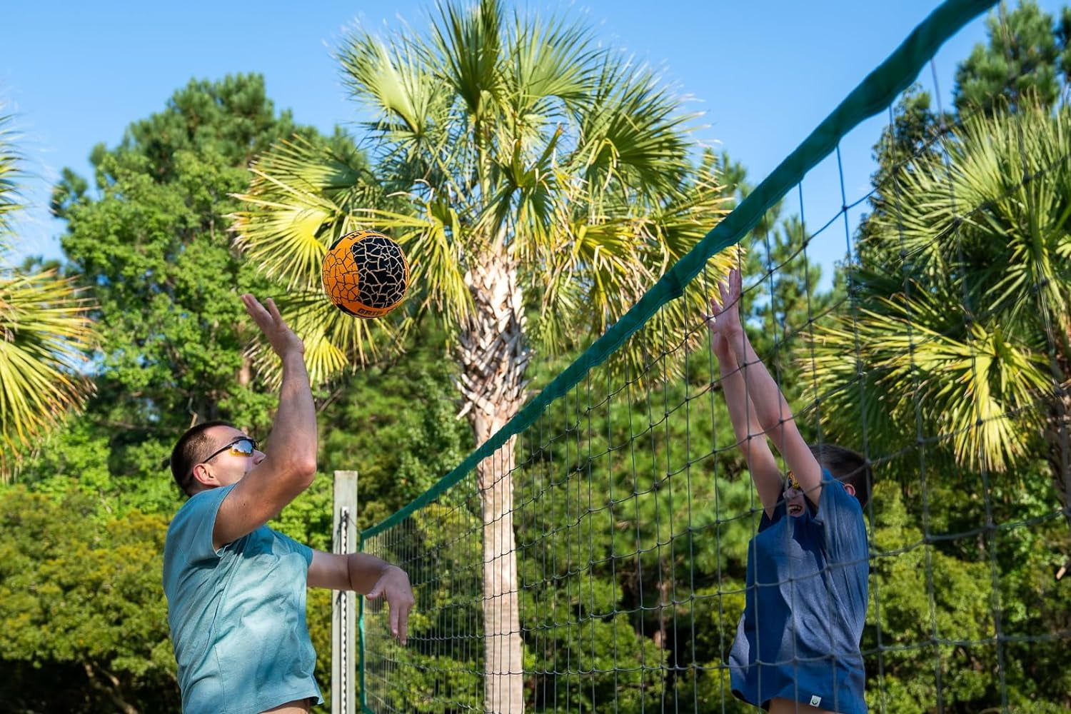 Wave Runner Grip It Volleyball- 8-Inch All Weather Volleyball With Sure-Grip Technology | Perfect Ball for Indoor & Outdoor Play!