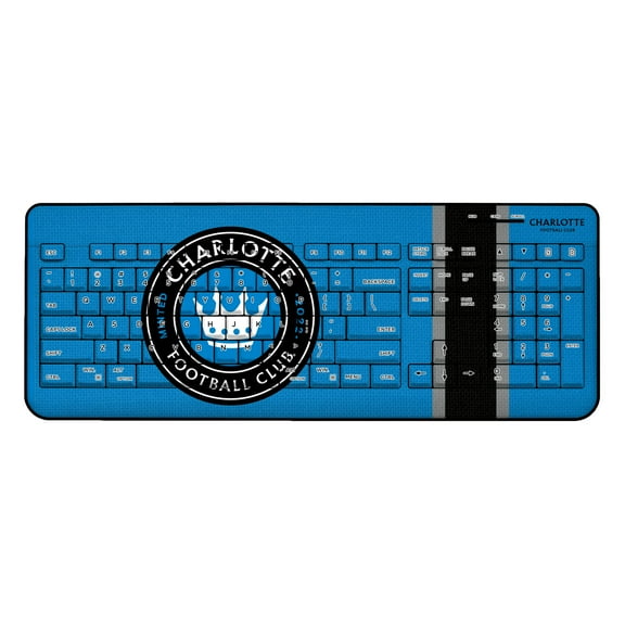 Charlotte FC Team Stripe Wireless Keyboard