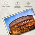 thumbnail image 6 of Elephant Stock The Famous Colosseum Wall Art - Horizontal Canvas Wall Art - Living Room Wall Decor - Places Canvas - Blue And Orange Decor - 12" x 8", 6 of 8