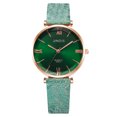 thumbnail image 1 of SENJIAQ Watches for Women Easy Reader Quartz Analog Leather Strap Watch with Classic Fashion Business Casual Round Case Fashion Dress, 1 of 3