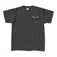 thumbnail image 2 of Joe Blow Corvette C5 Red White and Blue Flag Short Sleeve T-shirt-Dark Heather-medium, 2 of 2