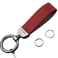 thumbnail image 2 of enjoywould Porte-Clés Minimaliste Résistant à la Rouille Anti-Perte Multi-Usage en Faux Cuir Porte-Clés de Voiture Accessoire de Sac à Main, 2 of 5