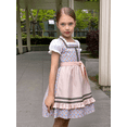 thumbnail image 5 of Sunny Fashion Girl Dress Pink German Dirndl Oktoberfest Beer Outfit Bavarian Festival 10 Years, 5 of 13