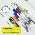 thumbnail image 2 of BAZIC Prism Mechanical Pencil 0.9mm w/ Refill 2B Ceramic Lead, 6-Pack, 2 of 7