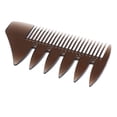 thumbnail image 3 of Peines de cabellero multiusos Yinane 2 piezas Peine de dientes anchos para hombres negro gris, 3 of 8