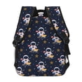 thumbnail image 4 of Disketp Astronaut Surfing Mochila Estampada para Hombre y Mujer – Mochila Ligera Clásica con Múltiples Bolsillos para Universidad, Trabajo y Viajes-One Size, 4 of 5