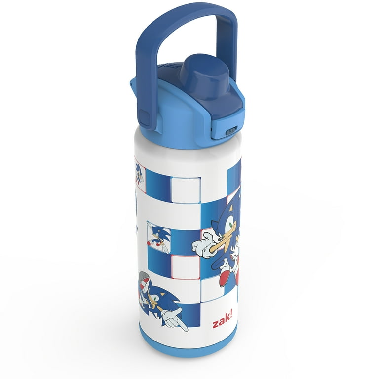 Zak Designs 20oz Stainless Steel Kids Water Bottle With