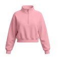 thumbnail image 5 of Splozh Girls Crewneck Sweatshirt Long Sleeve Shirt Girls Fashion Basic Fall Winter Solid Color Baby Sweatshirt,Pink,12-13 Years, 5 of 7