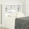 thumbnail image 1 of South Shore Vito Twin Bookcase Headboard with Storage, in Pure White, 1 of 13