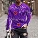 thumbnail image 1 of Blusas y camisas de manga larga y cuello redondo para hombre, camisetas casuales con estampado de moda y cuello redondo, blusas de licra de manga corta para hombre., 1 of 5