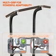 thumbnail image 5 of Wesfital Pull Up Bar Power Tower Dip Station Height Adjustable Strength Training Equipment for Fitness Home Workout Steel, 5 of 9