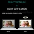 thumbnail image 3 of 2K Webcam HD con micrófono Ring Light USB 2.0 Web Camera para PC Desktop Laptop Meser Cámaras / cámaras de red-21, 3 of 9