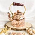 thumbnail image 3 of Copper Tea Kettle, Stovetop Teapot, 1.3 Liter, Copper Kettle, Copper Herbal Teapot, Turkish Tea Kettle, 3 of 5
