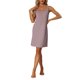 thumbnail image 2 of INSPIRAR CHIC Vestidos de pijama sin mangas para mujeres, vestido de tanque, cuello redondo, ropa de dormir, batas de noche, morado S, 2 of 5