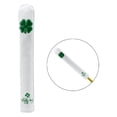 thumbnail image 3 of pitrice Embroidered Leaf Golf Alignment Stick 2 Sticks Cover Case Holder PU Leather White, 3 of 8