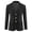 Black, variant on Boys Velvet Blazer Kids Tuxedo Suit Jacket Classic Fit Lapel Collar Single Breasted Long Sleeve Coat Khaki 8