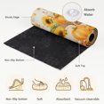 thumbnail image 6 of Area Rugs 5'x7', Thanksgiving Fall Carpet Runner Indoor Outdoor Rugs Home Decor Aesthetic, Rustic Orange Pumpkin Sunflowers Leaves Non Slip Mats Washable Accent Rug for Living Room Bedroom, 6 of 8
