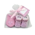 Newborn Baby Mittens and Socks Set Baby Mittens No Scratch Gloves Random Color
