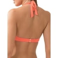 thumbnail image 2 of Women's Smart and Sexy SA1005 Swim Secret The Hottie Halter Bikini Swim Top (Peach Luster 36C), 2 of 5