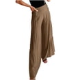 thumbnail image 2 of Rutainlusire Womens Pants Womens Clothes Casual Women's Floral Printed Waist Long Pants With Pocket, 2 of 6