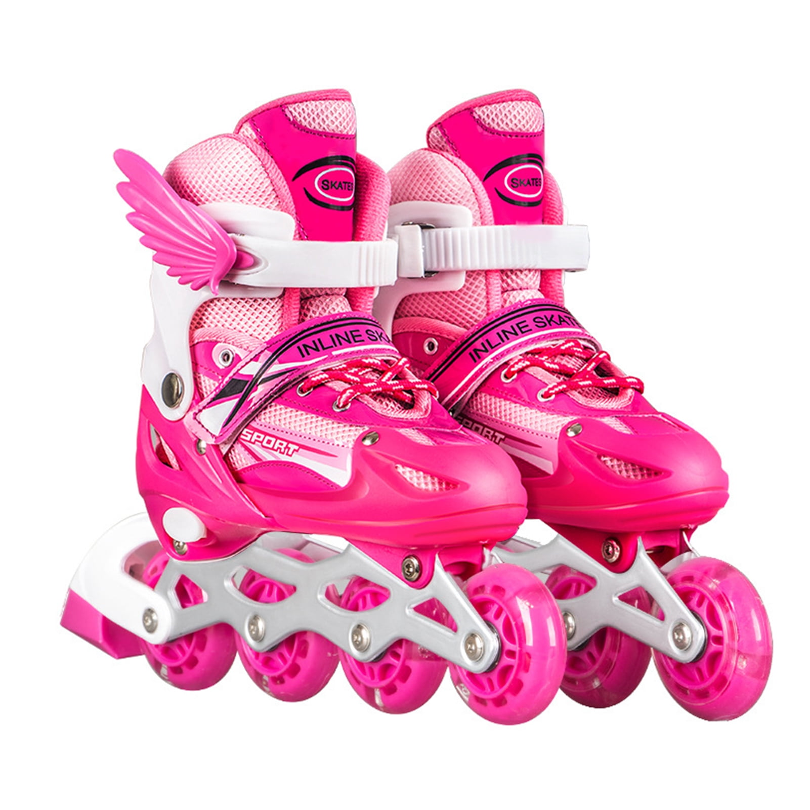Megawheels Inline Skates for Unisex Kids Size 2-5 Adjustable Roller Blades Gifts 