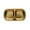 gold-second case, variant on Jynqra Divided Compartment Stainless Steel Seasoning Sauce Dip Bowl, Silver
