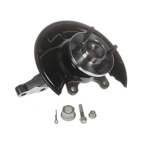 Front Left Steering Knuckle Kit - Compatible with 2012 - 2019 Nissan Versa 1.6L 4-Cylinder 2013 2014 2015 2016 2017 2018