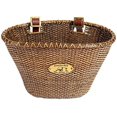 thumbnail image 2 of Nantucket Bicycle Basket Co. Lightship Collection Adult Bicycle Basket, Oval, Stained, 2 of 3