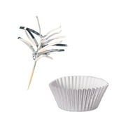 Beistle - Metallic Cupcake Liners & Picks - Pack of 6
