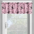 thumbnail image 2 of Ambesonne Butterfly Window Valance, Gracious Spring Animal, 54" X 18", Pale Pink Charcoal Grey, 2 of 5