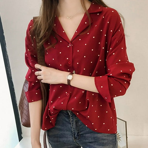 red blouses uk