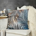 thumbnail image 2 of SHANXI Throw Pillow Covers Botanical Tropical Green Leaf Pattern Print Cushion Cover Soft Pillow Cases for Home Sofa Bed Chair Car Office Decorative 22x22in, 2 of 5