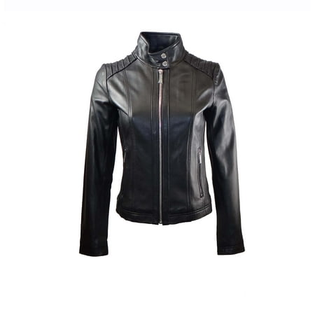 - Michael Kors Moto Leather Jacket