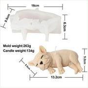 Golden Retriever Shar Dog Scented Candle Silicone Mold DIY Animal Crystal Epoxy Resin Molds Cake Cholocate Ice Mould Home Decor