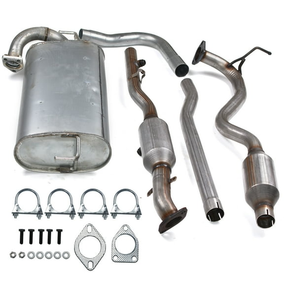Panlongic Cat Resonator & Muffler Fits For 2011-2012 Mitsubishi Outlander Sport 2.0L