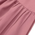 thumbnail image 7 of RUTAYY Bohemian Style Tiered Flared Midi Skirt For Women Flowing A-Line Skirt With Lightweight Fabric For Casual Wear And Beach Outings Solid Color Flowy Swing Pleated Beach Skirts, 7 of 7