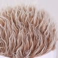 thumbnail image 5 of Peluca con diadema para hombre, de algodón, estilo retro, de imitación, corta, de pelo falso, estilo hip hop, divertida, blanca, para cabello castaño y ajustable., 5 of 5