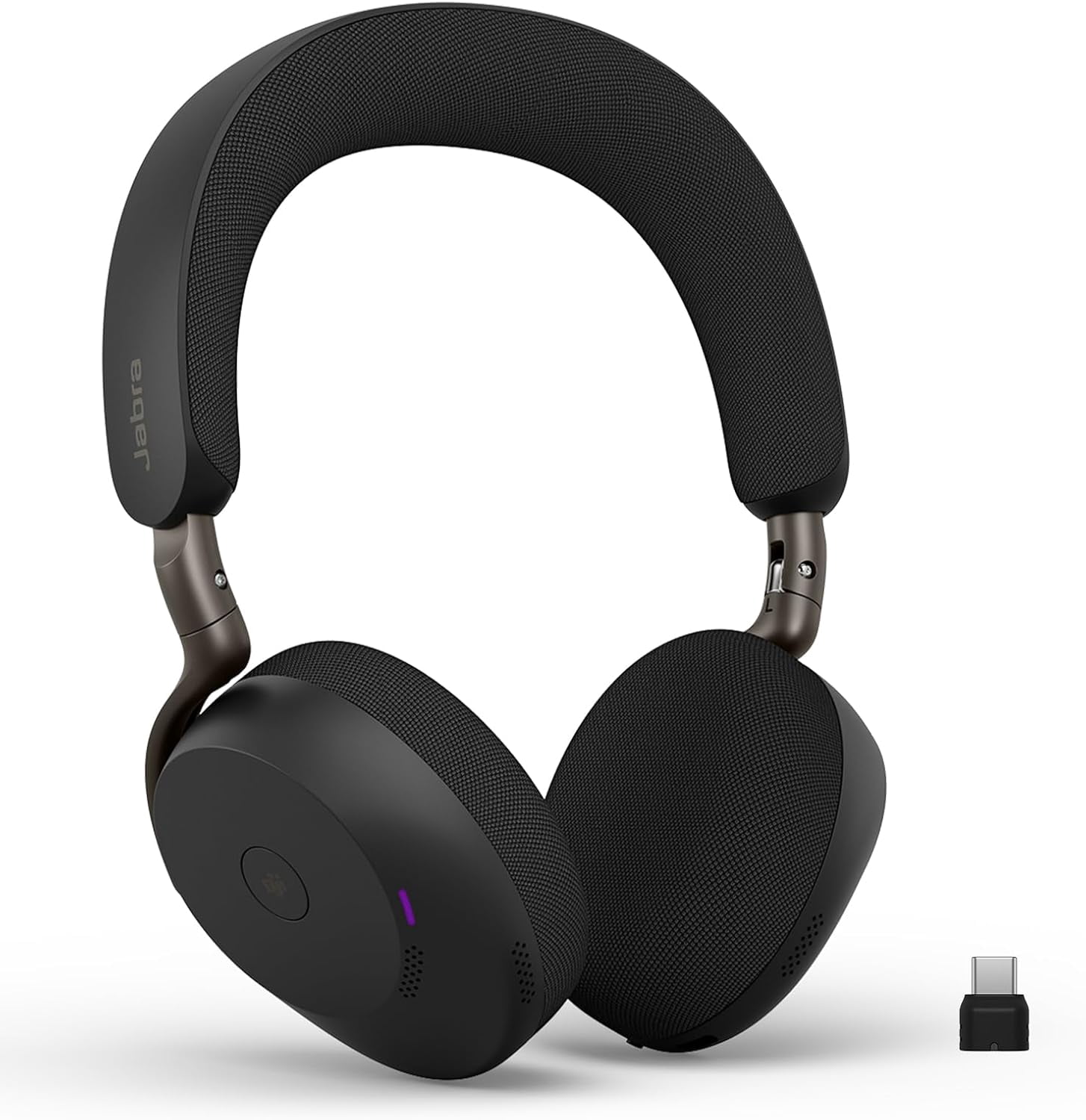 Jabra Evolve2 65 Flex Black Wireless Bluetooth Headset, Link 380c