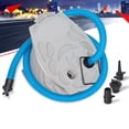 thumbnail image 4 of bedienty Airbed Foot Pump With Accordion H Quick Inflation For Swimming Rings Adapter Inflator Bellows Foot Air Pump, 4 of 6