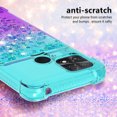 thumbnail image 3 of Funda para Xiaomi Poco C40 Transparente con Brillos Carcasa Protectora Antigolpes con Glitter Brillante, 3 of 5