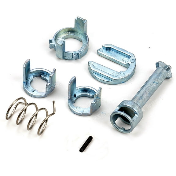 BoursinDoor Lock Cylinder Barrel Repair Kit For BMW E46 320i, Silver, 1.13 oz, 7 Pieces