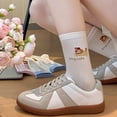 thumbnail image 5 of 5 Pairs Womens Novelty Cute Crew Socks Colorful Funny Ankle Socks Gifts for Womens Socks, 5 of 7