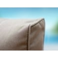 thumbnail image 5 of Malmo 4-Piece Resin Wicker Outdoor Furniture Conversation Sofa Set, Two Armchairs, and Coffee Table (Full-Round Gray Wicker, Sunbrella Canvas Charcoal), 5 of 5