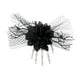 thumbnail image 2 of Pinzas para el cabello de Halloween, pinza para el cabello de esqueleto con telaraña, manos de esqueleto con flor negra, excelentes accesorios para el cabello de Halloween, pinza para el cabello de pl, 2 of 6